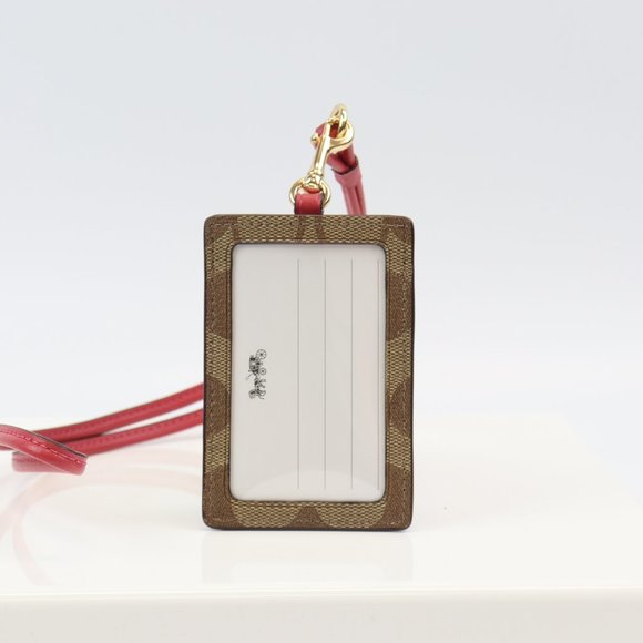 COACH 63274 ID LANYARD IN SIGNATURE CANVAS - Picture 3 of 6